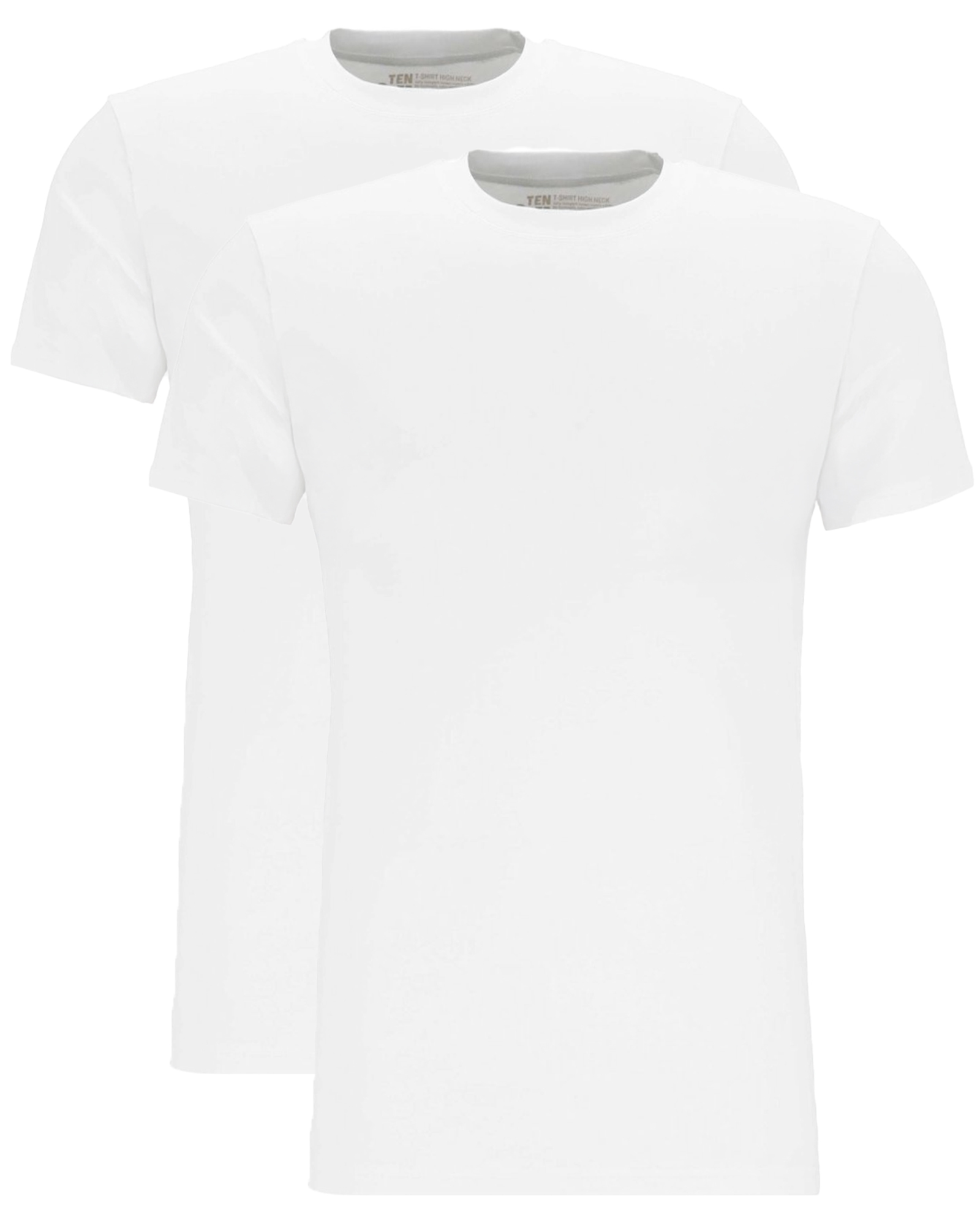 Ten Cate T-shirt High neck organic cotton 2-pack